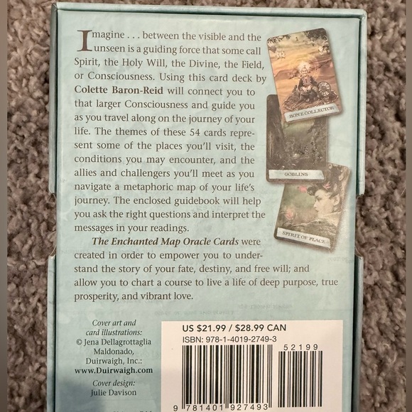 Enchanted Map Oracle Cards and Illuminated Tarot Set - Picture 4 of 4